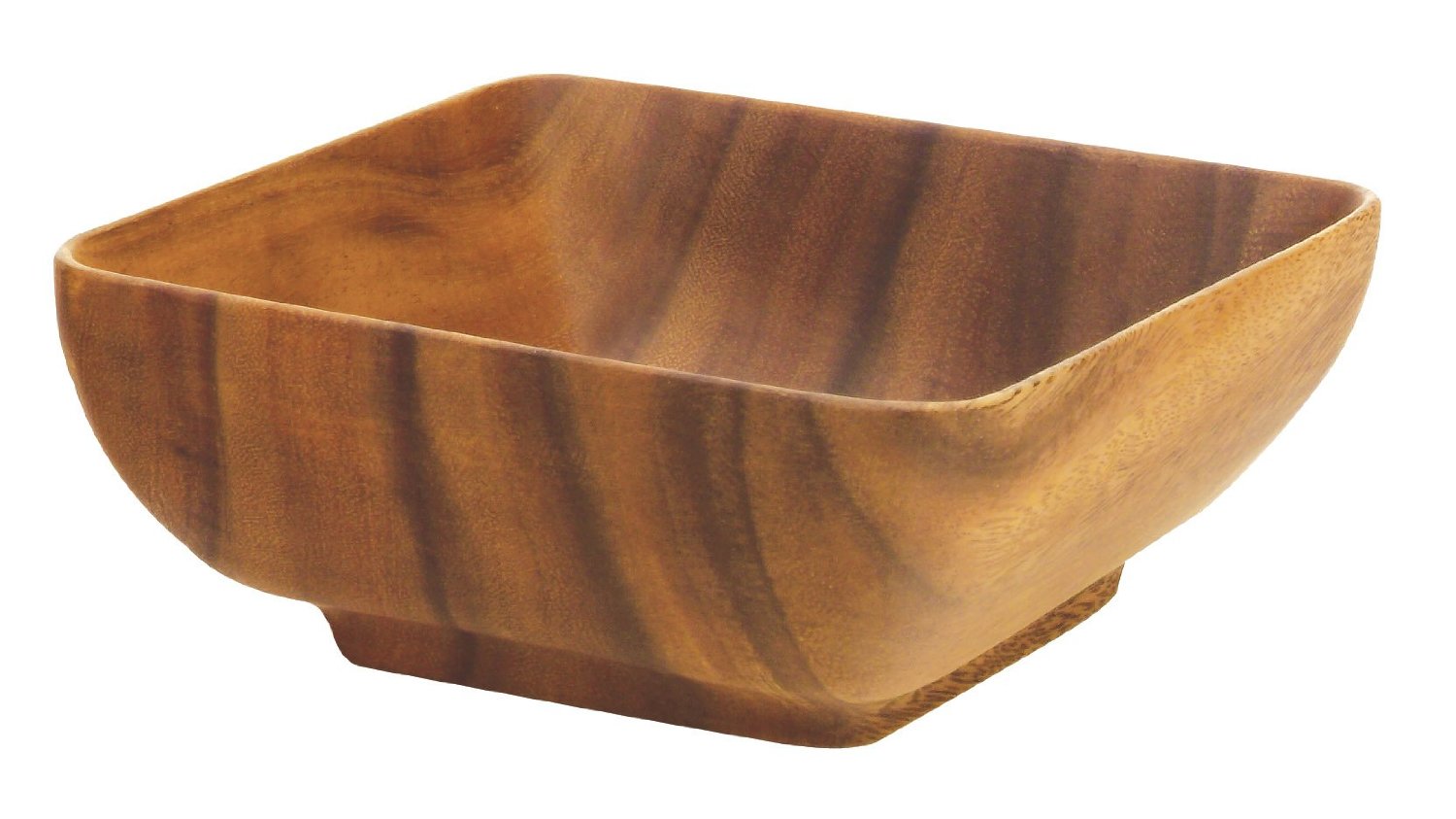 Pacific Merchants Acaciaware 10 by 10 by 4.5Inch Acacia Wood Square Serving / Salad Bowl