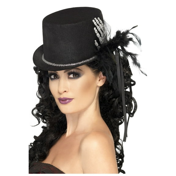 Top Hat Adult Black Halloween Costume Accessories One Size Female Fancy Dress Party Book Week