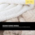 thumbnail image 2 of Cobertor Cobija Aborregado Con Forro Polar Sherpa | Suave | Caliente | Ligera | Tamaño 230x200cm (Beige, 230x200cm), 2 of 7