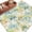Green Blue, variant on Watercolor Forest Blue 2'x6' Runner Rugs for Hallway Kitchen Bedside Non Slip Washable, Abstract Art Modern Trees Entryway Rug Runners with Rubber Backing, Long Carpet Runner for Laundry Room