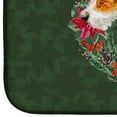 thumbnail image 4 of Fox Terrier Poinsetta Wreath Dish Drying Mat, 4 of 7