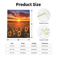 thumbnail image 2 of KLL Sunset Golden Sunflower Field Print Canvas Wall Art, Canvas Painting Prints Canvas Art Wall Decor Home Decoration for Living Room Bedroom Office, 2 of 6