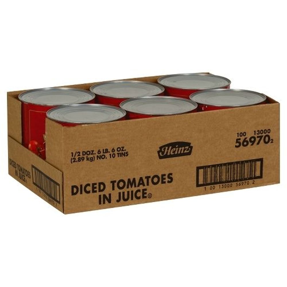 Heinz Diced Tomatoes in Juice, 102 Ounce -- 6 per Case.