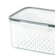 thumbnail image 2 of Refrigerator Storage Box Fridge Organizer Vegetable Fruit Boxes Drain Basket Storage Containers Pantry,Large, 2 of 5