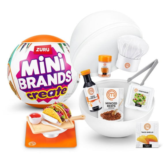 Mini Brands Create MasterChef Series 2  Novelty Blind Unboxing Collectible Toy  by ZURU