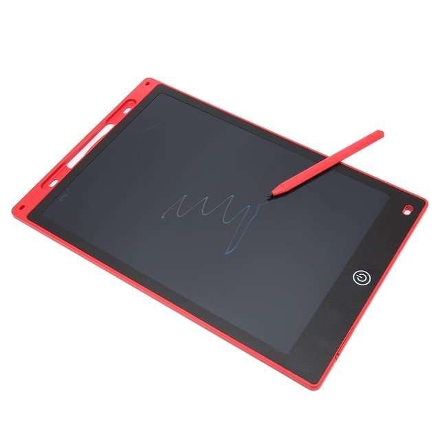 Tableau à Dessin, Tablette d'Écriture LCD Tablettes de Dessin pour Enfants Bloc-Notes pour Enfants Effaçable Écran Couleur 12 Pouces Sensible à la Pression Tableau à Dessin avec Porte-Stylo