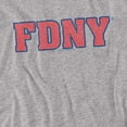 thumbnail image 2 of New York City T-Shirt Fdny Unisex Graphic Tee For Men & Women Athletic Heather&nbsp;, 2 of 7