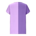 thumbnail image 5 of Fiudx Ropa de Mujer Camiseta Holgada de Manga Corta Plisada Estampada para Mujer, 5 of 5
