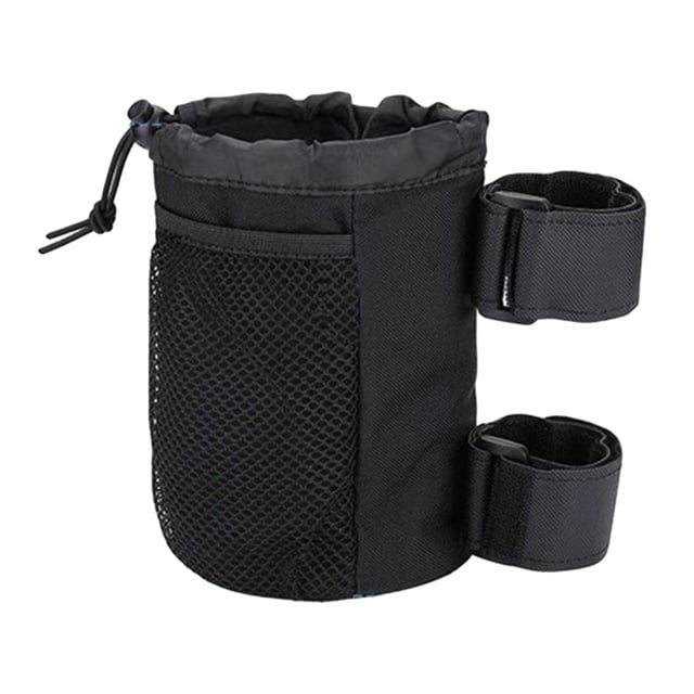 Soporte para botellas de agua para bicicleta con capa de aislamiento térmico, multifuncional y fácil de limpiar. Negro
