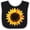 Black and White, variant on Inktastic Summer Sunflower Boys or Girls Baby Bib