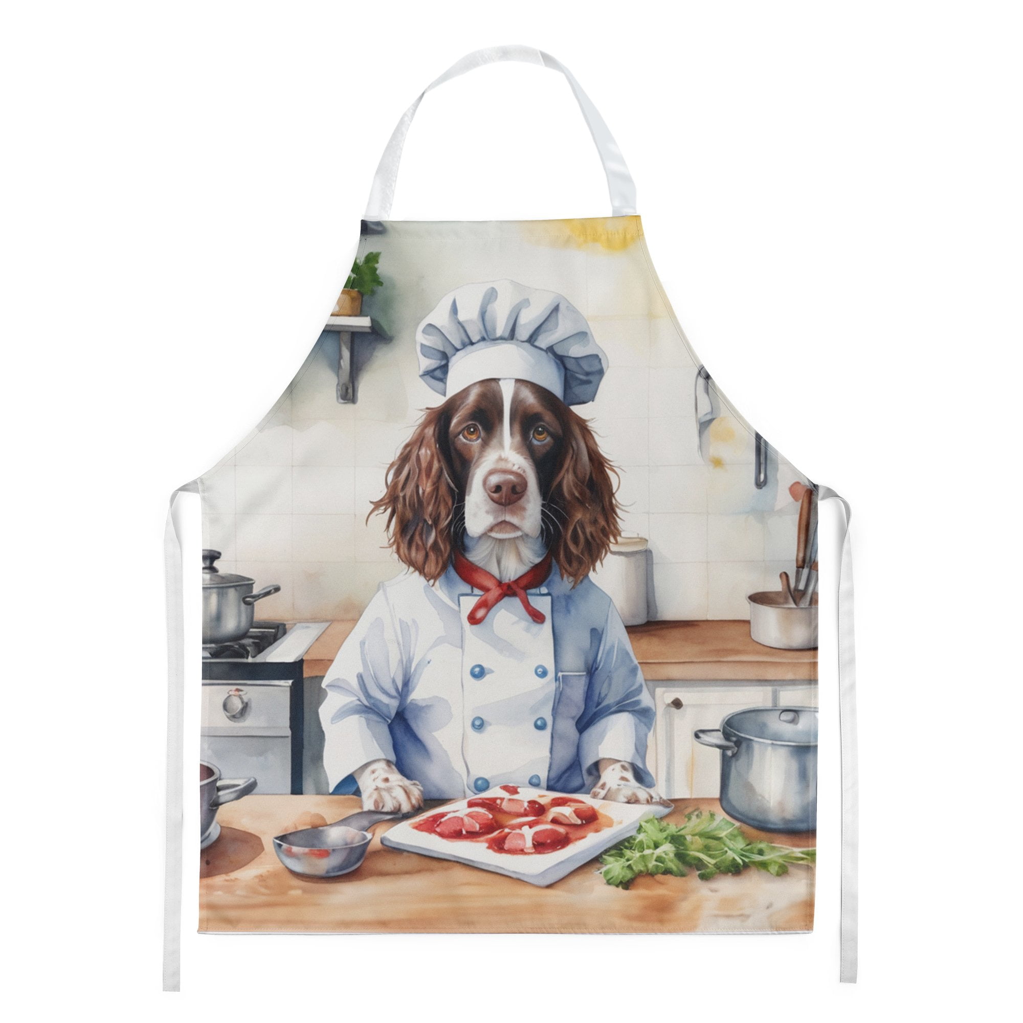 Cavalier Spaniel The Chef Apron 27 in x 30 in