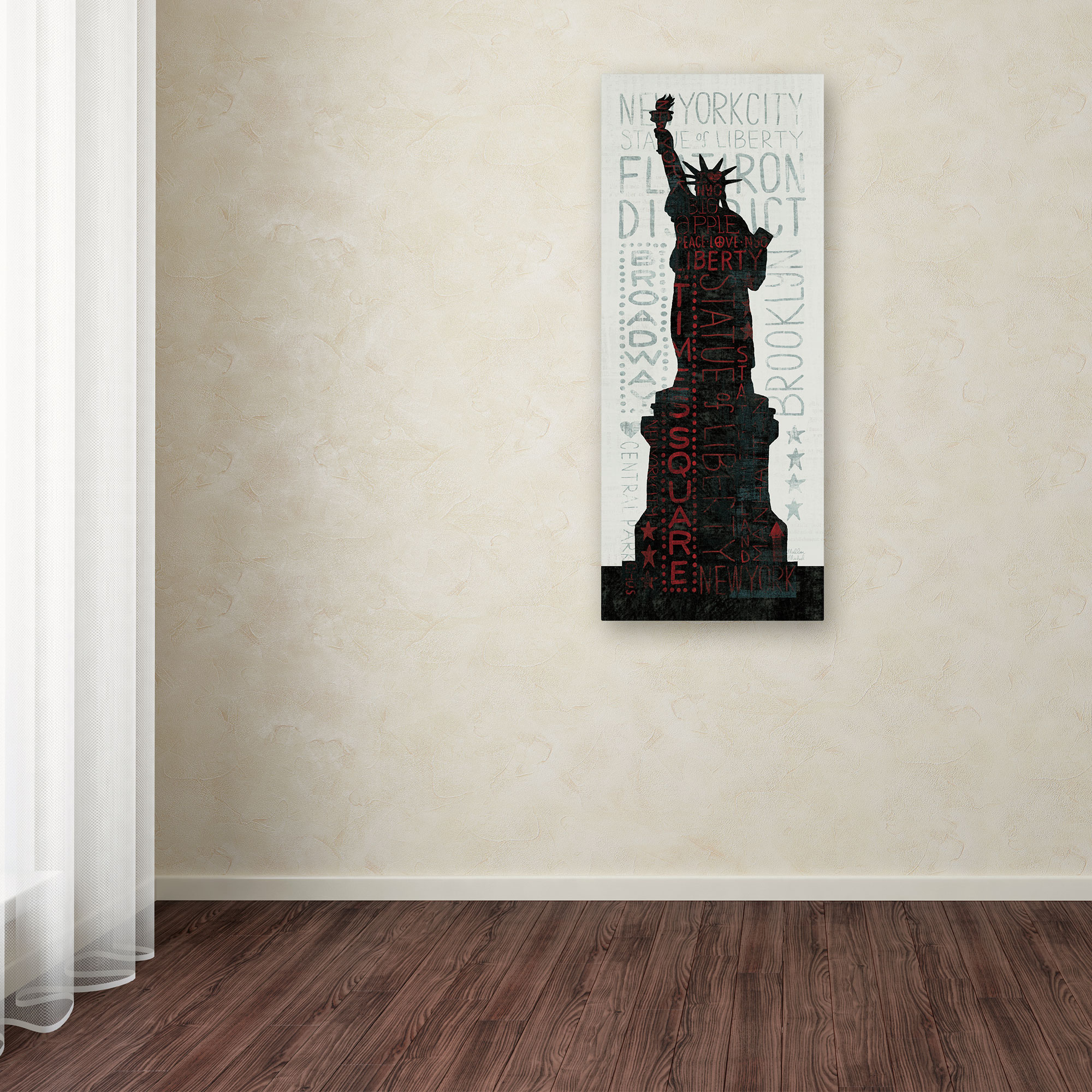 Trademark Fine Art 'Statue of Liberty' Canvas Art by Michael Mullan
