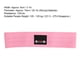thumbnail image 4 of Bucle De Resistencia Bandas De Bucle De Ejercicio Bucle De Estiramiento 120Lbs Bandas De Ejercicio De Bucle De Resistencia Piernas Butt Hip Yoga Fitness Workout Stretch Band Pink L ANGGREK AHX1455, 4 of 8