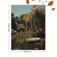 thumbnail image 3 of Qisvanset 12x16 Inch Abstract Woman Bird Floral Canvas Print Wall Art, 3 of 5