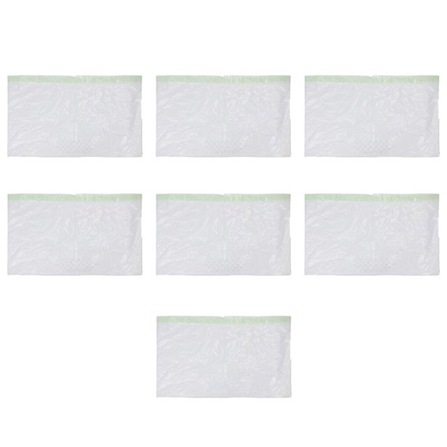 7Pcs Cat Litter Filter Bag Drawstring Tray Box Pet Waste Cleaning Tool Household Large Capacity Thickened Pet for Accessory 6PCS hole/1 no hole L