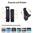thumbnail image 4 of DaVoice Tripod Phone Mount Adapter, 360 Rotating Holder, Compatible with iPhone Smartphone Camera Stand, Universal Cell Phone Attachment Clip Clamp, 4 of 5