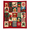 Sherpa Fleece Blanket, variant on RosaHome Vintage Christmas Patchwork Print Fleece Throw Blanket, 300 GSM
