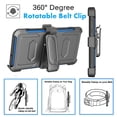 thumbnail image 2 of Tekcoo Shockproof Cases for Samsung Galaxy S23 Plus, [Buit-in Screen Protector] Combo Holster Belt Clip [Heavy Duty] [Kickstand] Full-Body Rugged Holster Case -Blue, 2 of 8