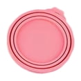 thumbnail image 3 of Tapa de lata de comida compatible con la mayoría de los tamaños estándar Sellador Tapa de lata de silicona para comida para gatos y perros Rosa, 3 of 9