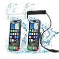 thumbnail image 1 of Fundas Impermeables para iPhone Universal Negro Blanco Pantalla Táctil Exterior Seaside Bolsa para T, 1 of 7