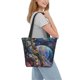thumbnail image 2 of Fotbe Rainbow Astronaut Space Landscape Bolsa de Playa con Estampado, Bolsa de Hombro, Bolsa de Mano Espaciosa, Bolsa de Viaje Ligera, Bolsa de Compras Versátil, 2 of 6