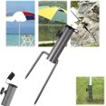 thumbnail image 1 of Yazoeia Support de Parasol Réglable en Spirale Robuste, Supports et Bases de Parasol Portables Extérieurs, Support de Vis en Métal Réglable pour Plage, Pêche, 1 of 8