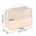 thumbnail image 2 of THOPBPRK Travel Electronic Organizer Bag for Cable Management and Tech Accessories Portable Waterproof Storage Pouch for Cord Charger Power Bank Gifts for Tech Lovers 1pcs, Red, 2 of 5