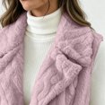 thumbnail image 6 of Aboser Fuzzy Sherpa Vest for Women Soft Plush Fleece Jacket Trendy Shawl Collar Vests Casual Open Front Tunic Jackets Sleeveless Outerwear Coats, 6 of 9
