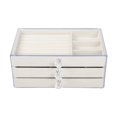 thumbnail image 3 of Caja Organizadora Portátil, Caja Organizadora de Almacenamiento Transparente Multifuncional, Soporte de Exhibición para Pendientes, Brazalete Sunnimix Organizador de joyas, 3 of 8