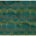 thumbnail image 4 of oneOone Organic Cotton Poplin Twill Fabric Chevron Block Print Fabric BTY 42 Inch Wide, 4 of 4