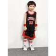 thumbnail image 1 of Maillot de Basket Sans Manches pour Jeunes, Gilet en Maille, Haut et Short d'Uniforme, Tenue d'Été-Week, 1 of 4
