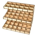 thumbnail image 4 of Milaget DIY Wooden Paint Rack Ink Storage Organizer 3-layer 54-grid, 4 of 8