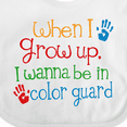 thumbnail image 4 of Inktastic Future Color Guard Member Boys or Girls Baby Bib, 4 of 4