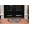 thumbnail image 6 of A1HC Pure Rubber Front Door Mat, Non-Slip Heavy-Duty Thin Profile Doormat with Sunburst Design, 30" x 48", Sunburst Bronze, 6 of 7