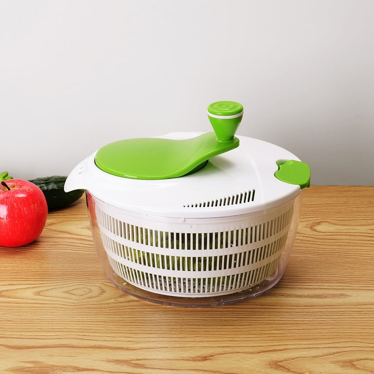 1pc Home Vegetable & Fruit Dehydrator, Large Capacity Salad Spinner,  Kitchen Tool, Manual Spin Dryer For Green Vegetables
