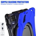 thumbnail image 5 of For Xiaomi Pad 7 Pro/ Xiaomi Pad 8 Pro 11.2 inch Case, 360 Rotatable Handle Stand, Shoulder Strap, Drop-Proof Design, Blue, 5 of 7