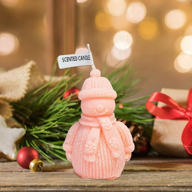 Feltree Snowman Scented Candle Gift Set Creatives Gift Set Christmas Gift Brithday Gift Decorations