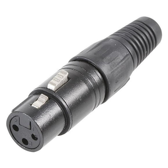 PULSE - XLR Socket, 3 Pin, Black