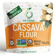 Iya Foods Premium Cassava Flour 5 lb. bags, Gluten-Free, Kosher certified, Paleo.