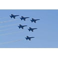thumbnail image 2 of Peterson, Lee 32x23 Gold Ornate Wood Framed with Double Matting Museum Art Print Titled - Air Show IV, 2 of 4