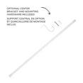 thumbnail image 3 of Mainstays Heavy Duty Tension Window Curtain Rod, No Drilling, Adjustable, 28" - 48", 3 of 5