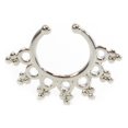 thumbnail image 1 of Cintre à Septum Bijoux avec Design Filigrane en Acier Chirurgical, 1 of 10