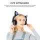thumbnail image 5 of Bluetooth 5.0 Cute Cat Ear Auriculares Plegables Kitten Gaming Auriculares Con Efecto Estéreo Para Niñas Pc Computadoras Portátiles Teléfonos Inteligentes Dispositivos Inteligentes 400Mah matsuzay EL013496-05, 5 of 5