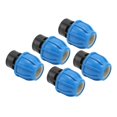 thumbnail image 1 of 5PCS Plumbing Fittings Water Pipe Quick Connector Coupling Kit Female Thread Straight Through 25xG3/4, 1 of 5
