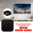 thumbnail image 4 of Funda protectora para Apple TV 4K 2021 Funda de silicona a prueba de polvo (Negro), 4 of 8