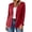 Red, variant on PRINxy Women's Lapel Collar Single Button Slim Fit Blazer Jacket With Large Patch Pockets Tailored Outerwear For Office Presentation Black XL