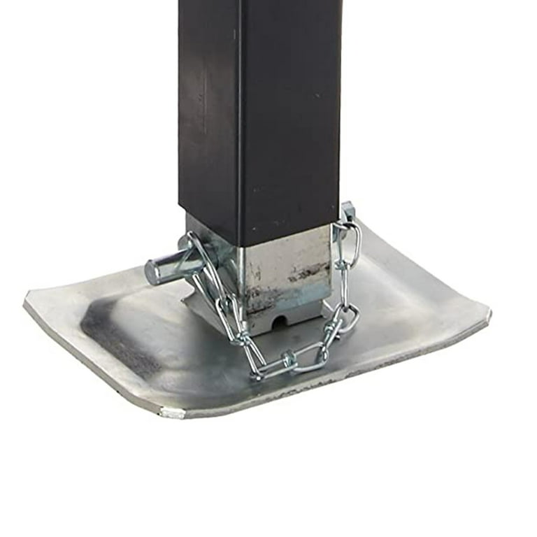 Bulldog Heavy Duty 15-Inch Square Trailer Jack, 8000 Pound