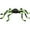 Green, variant on 30" Halloween Striped Giant Furry Spider with Red Eyes, Bendable Leg Fake Tarantula with Red Eyes for Indoor Outdoor Yard Porch Haunted House Spooky Party Decor