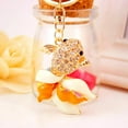 thumbnail image 3 of guohui 3xKeychain Holder Rhinestone Keyring Pendant Key Chain 3 Pcs, 3 of 9
