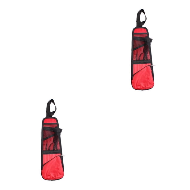 Speravity Bolsa de almacenamiento colgante lateral de tela Oxford para bolsillo de coche, organizador colgante adhesivo multibolsillo automático, rojo Type2 NO2 Speravity CBP170922